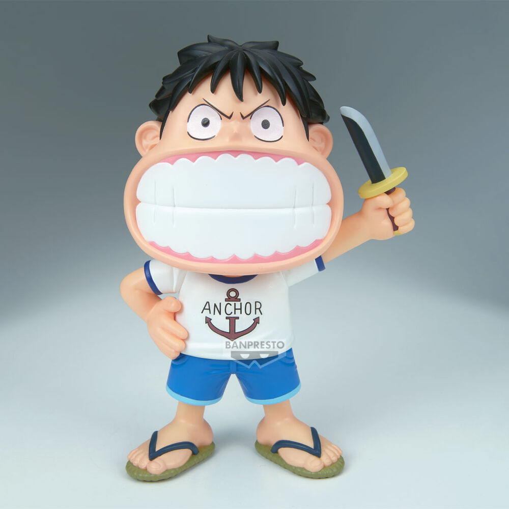 Action figure di Monkey D Luffy grande Sofvimates One Piece 15 cm