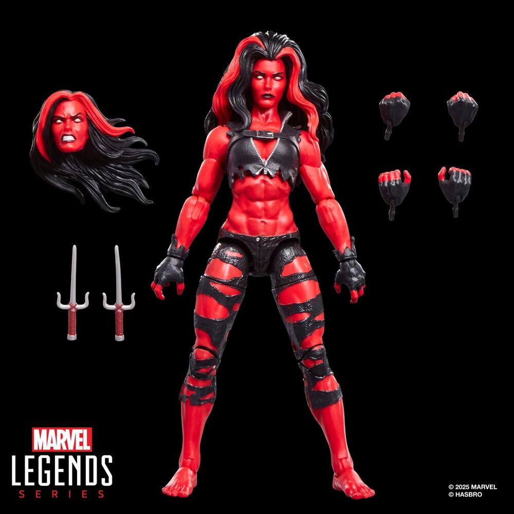 Red Hulk Figure She-Hulk Marvel Legends 15cm