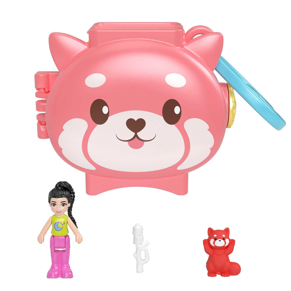 polly pocket red panda pencil case