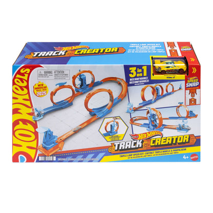 hot wheels triple loop track
