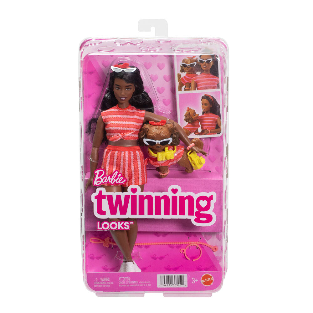 twinning looks barbie brookling doll