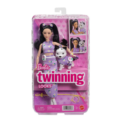 twining looks asian barbie doll