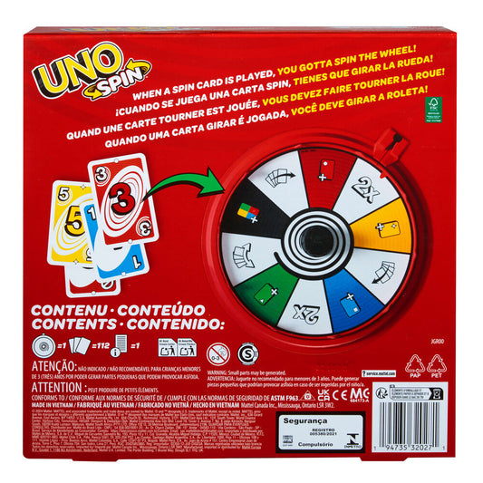 Gra karciana UNO Spin