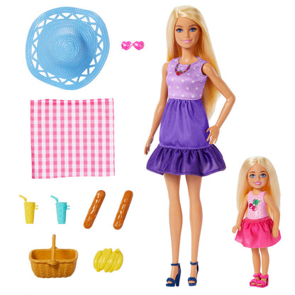 Blister pack of 2 Barbie Family & Friends dolls