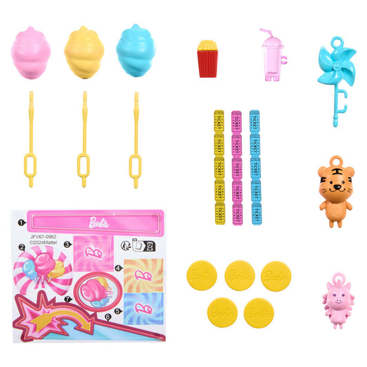 Bambola Barbie color zucchero filato