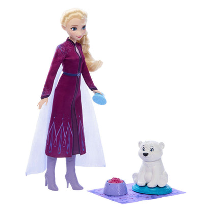 Muñeca y osito de peluche de Elsa de Frozen de Disney