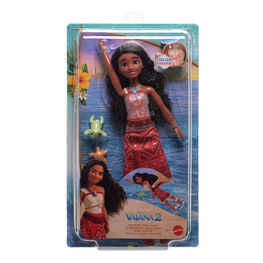 Boneca Vaiana Nadadora Vaiana Moana Disney