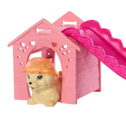 Barbie Puppe mit Welpenpool