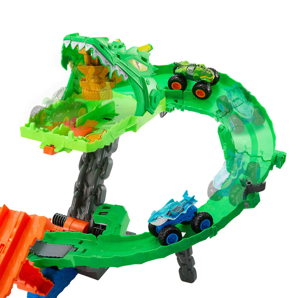 Śledź Dragon Destruction Monster Trucks Hot Wheels