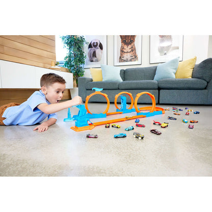 Hot Wheels Dreifach Looping Bahn
