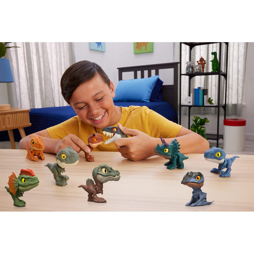 Conjunto de Dinossauros Mighty Little Biter do Mundo Jurássico