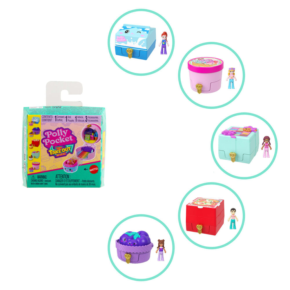 Tiny Take Out Reveal Polly Pocket Surprise Case (Assorted)