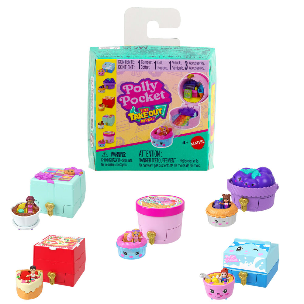 Tiny Take Out Reveal Polly Pocket Surprise Case (Assorted)