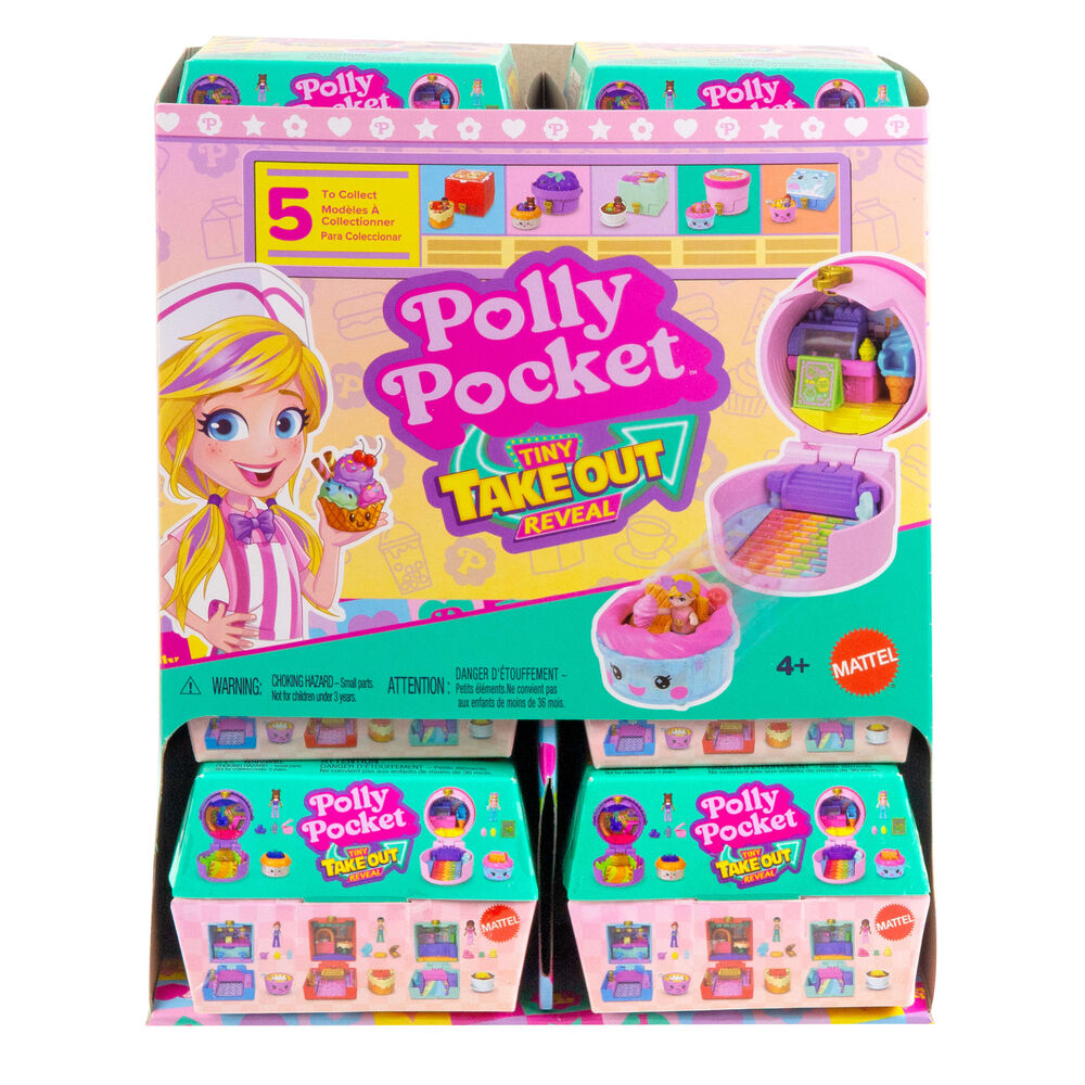 tiny take out reveal polly pocket surprise case (assorted)