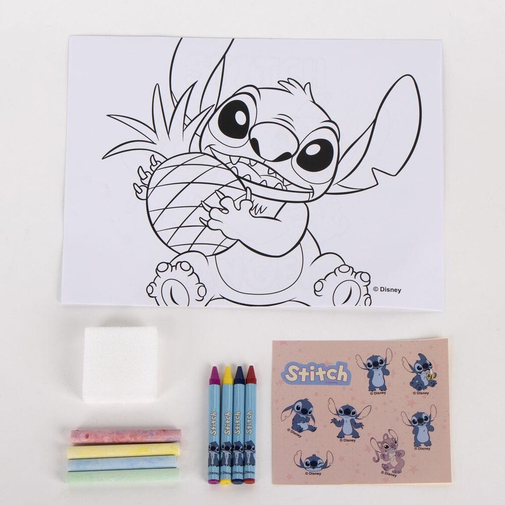 Set di cancelleria portatile Stitch Disney