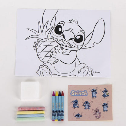 Set di cancelleria portatile Stitch Disney