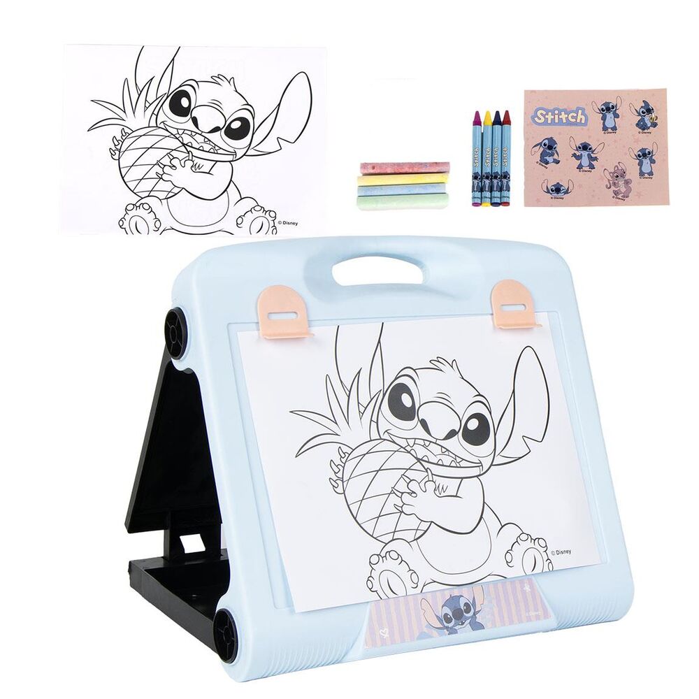 stitch disney portable stationery set