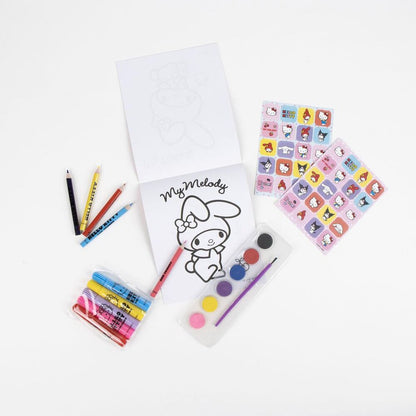 Set di cancelleria con zainetto di Hello Kitty e amici