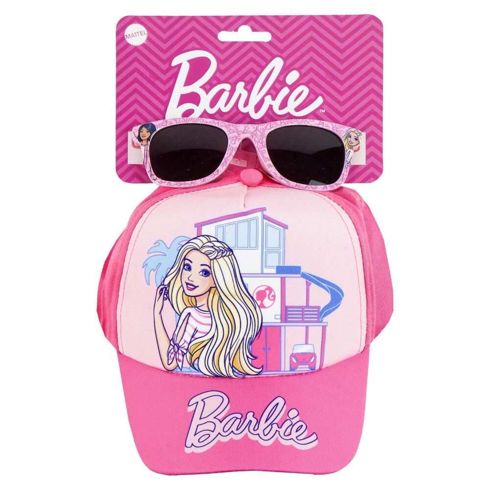 barbie hat and sunglasses set