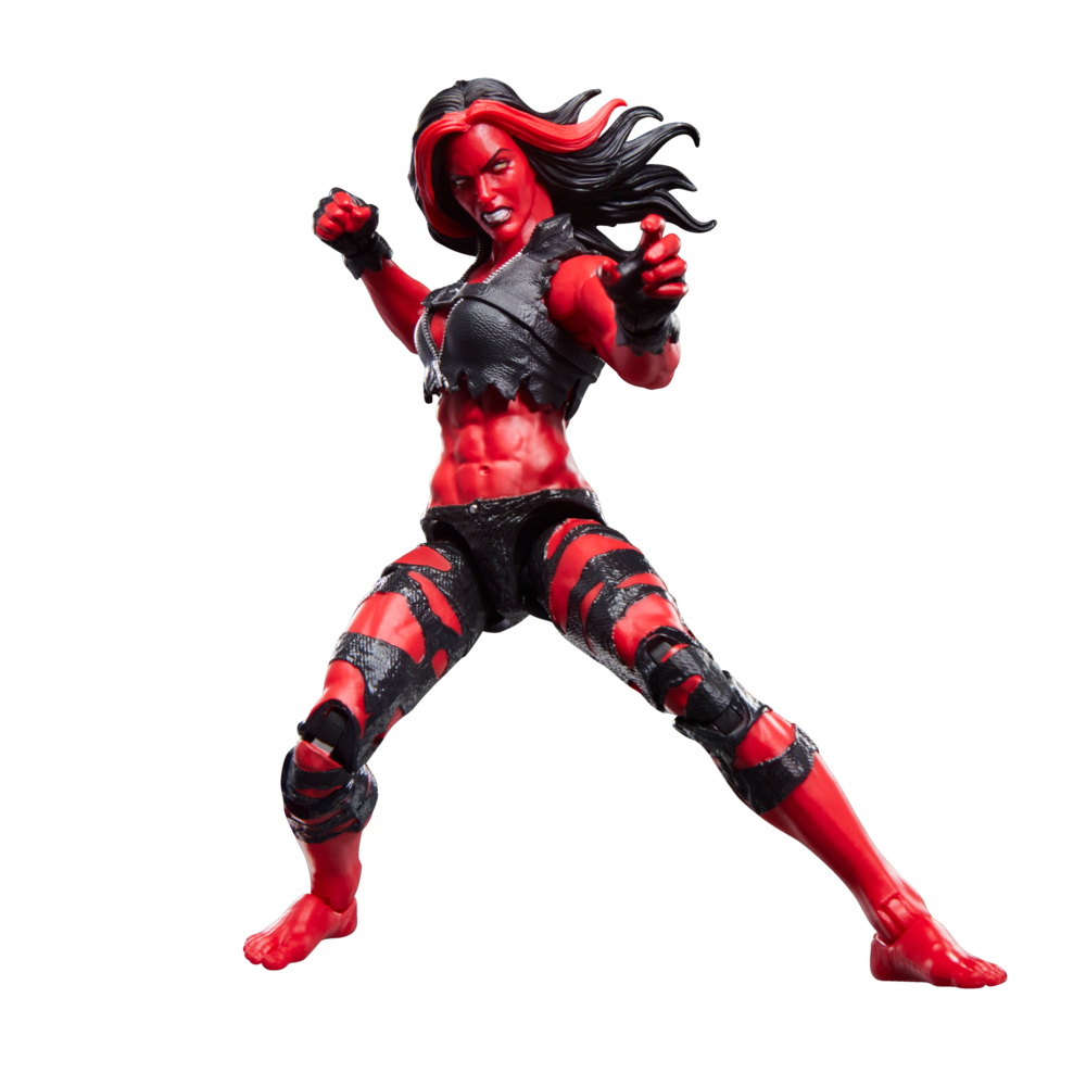 Czerwona figurka Hulka She Hulk Marvel Legends 15 cm
