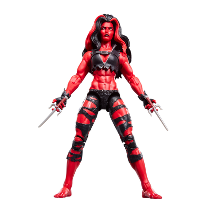 Czerwona figurka Hulka She Hulk Marvel Legends 15 cm