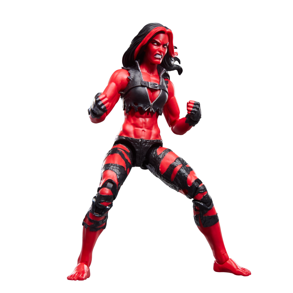 Czerwona figurka Hulka She Hulk Marvel Legends 15 cm