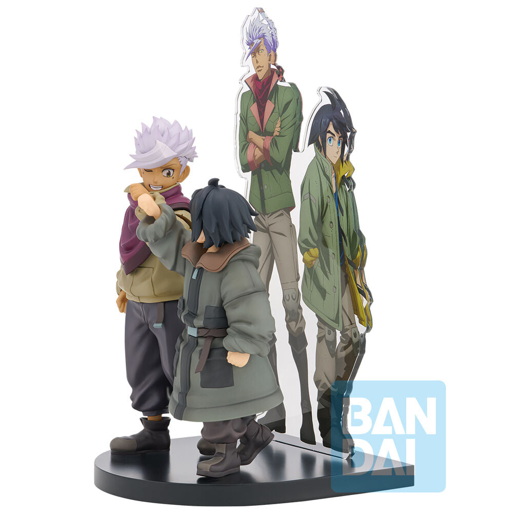 Figura Ichibansho Augus Mikazuki e Itsuka Orga Iron Blooded Orphans Mobile Suit Gundam 18cm