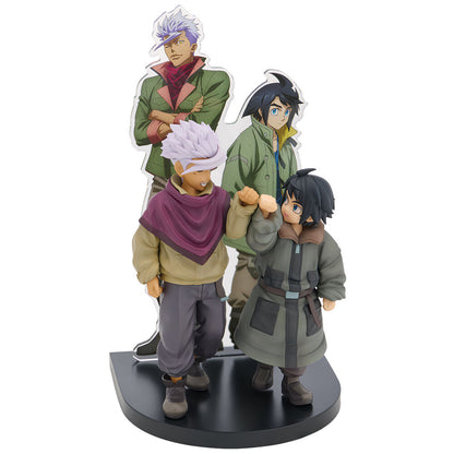 figure ichibansho augus mikazuki & itsuka orga iron blooded orphans mobile suit gundam 18cm