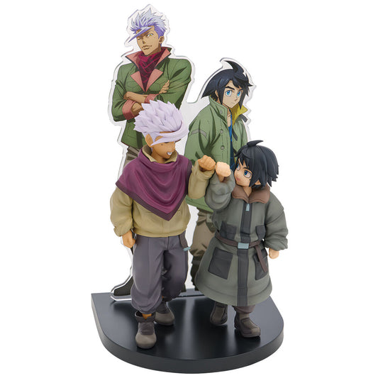 figure ichibansho augus mikazuki & itsuka orga iron blooded orphans mobile suit gundam 18cm