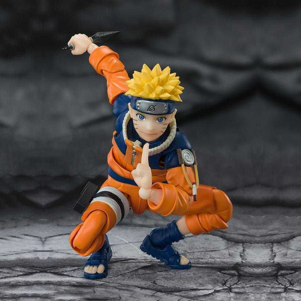 Figura S.H.Figuarts Naruto Uzumaki o Ninja Mais Imprevisível Número 1 de Naruto Shippuden 13 5 cm