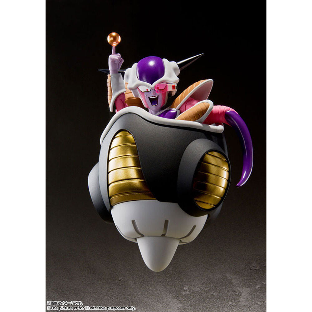 figure shfiguarts frieza first form & frieza pod dragon ball z 11cm