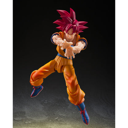 Figure S.H.Figuarts Super Saiyan God Son Goku God Aura Dragon Ball Super 14.5cm