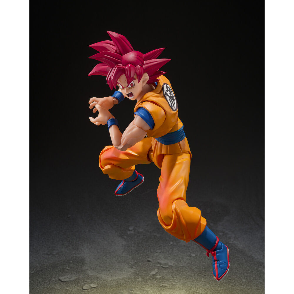 Figure S.H.Figuarts Super Saiyan God Son Goku God Aura Dragon Ball Super 14.5cm