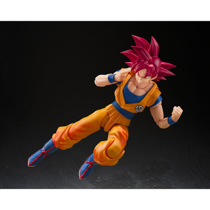Figure S.H.Figuarts Super Saiyan God Son Goku God Aura Dragon Ball Super 14.5cm