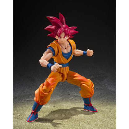 Figure S.H.Figuarts Super Saiyan God Son Goku God Aura Dragon Ball Super 14.5cm