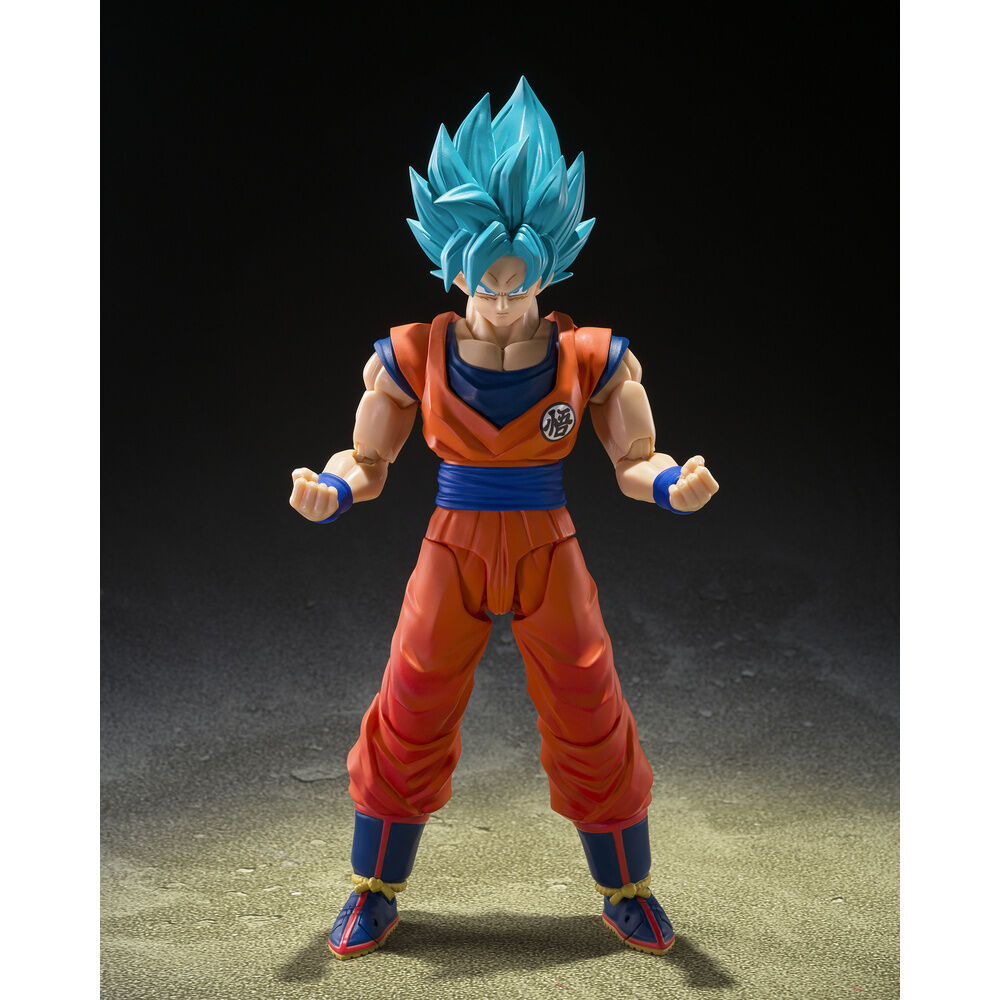 figure shfiguarts super saiyan god super saiyan son goku blue power transcending limits dragon ball super 145cm