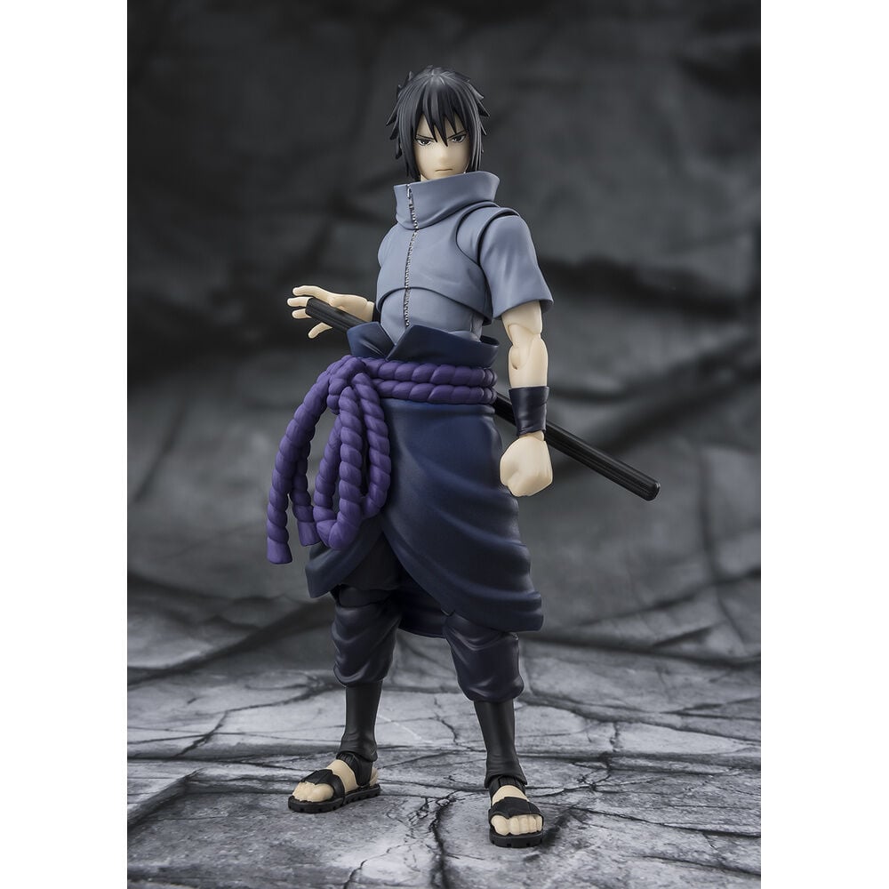 Figure S H Figuarts Sasuke Uchiha Solitary Shinobi Naruto Shippuden 14 5cm