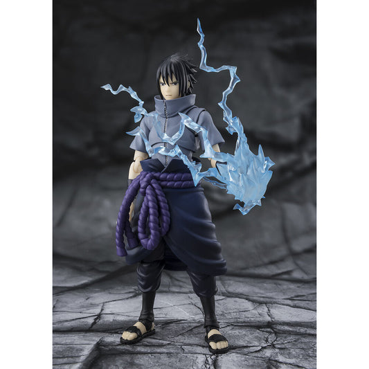 Figura S.H.Figuarts Sasuke Uchiha Solitário Shinobi Naruto Shippuden 14 5cm