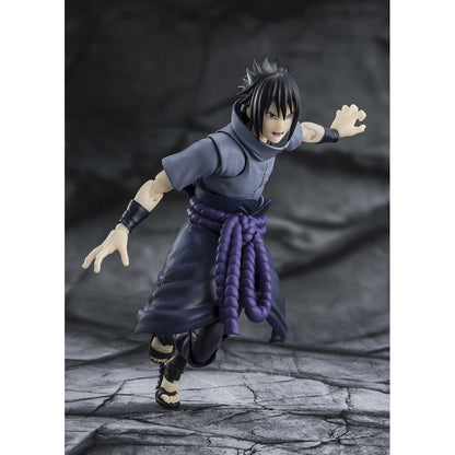 Figura S.H.Figuarts Sasuke Uchiha Solitário Shinobi Naruto Shippuden 14 5cm