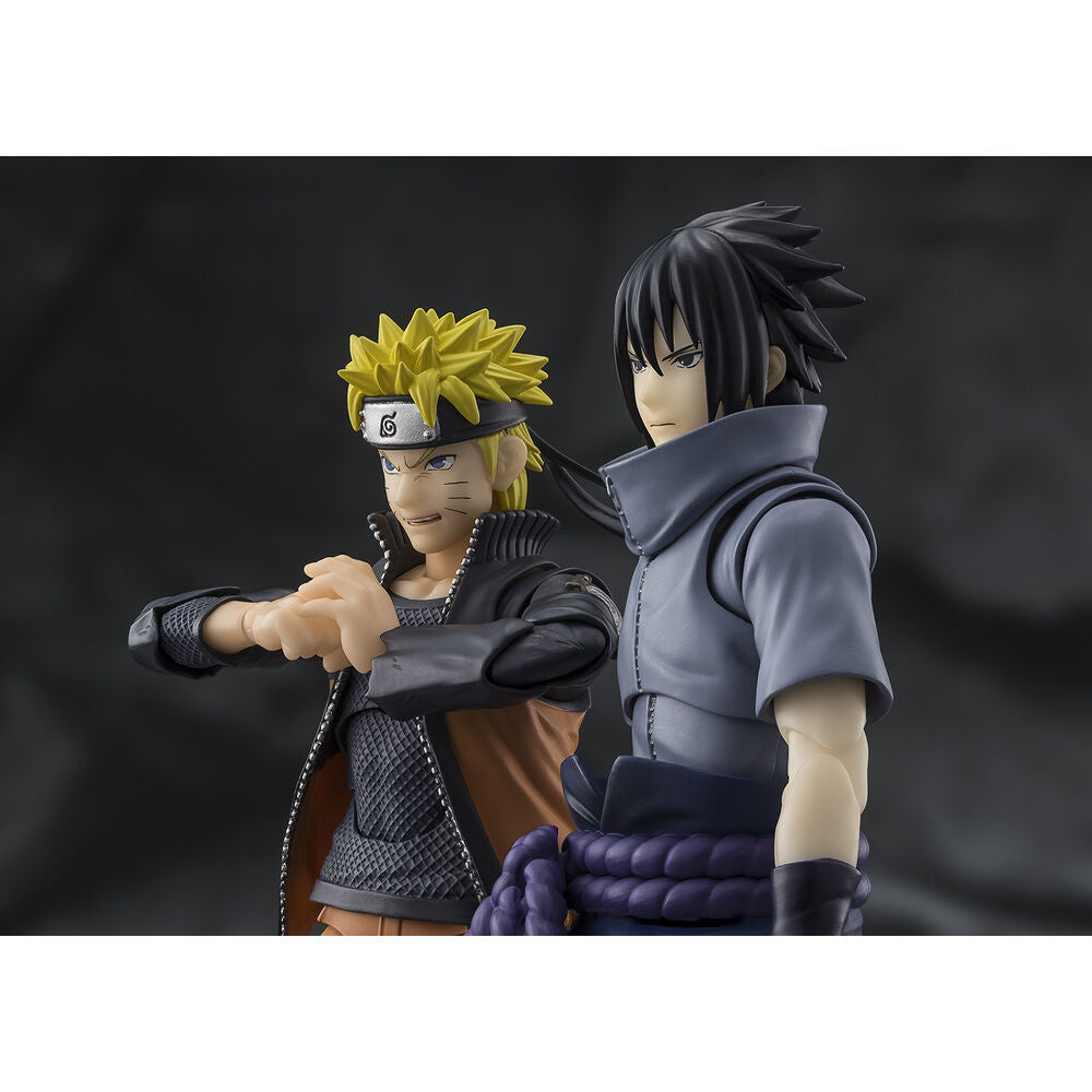 Figura S.H.Figuarts Sasuke Uchiha Solitário Shinobi Naruto Shippuden 14 5cm