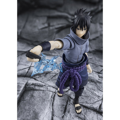 Figura S.H.Figuarts Sasuke Uchiha Solitário Shinobi Naruto Shippuden 14 5cm
