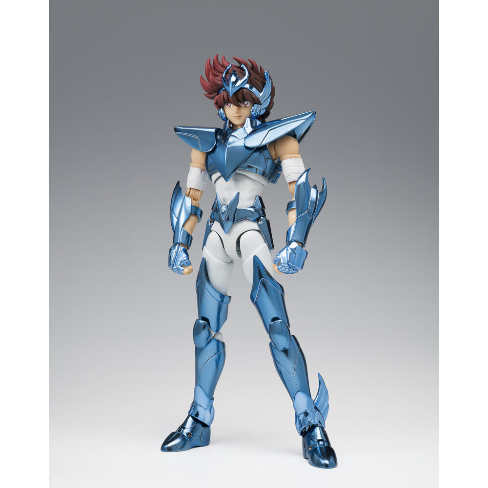 Statuetta di Pegaso di Seiya Edizione Originale in Bronzo con Tessuto Saint Seiya 15 5 cm