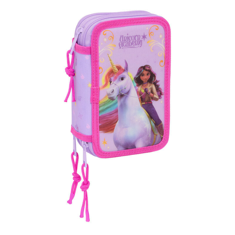 triple unicorn academia pencil case 37pcs