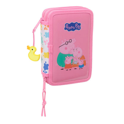 baby pig peppa pig pencil case 29pcs double