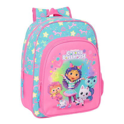 gabby's dollhouse confetti backpack 34cm adaptable