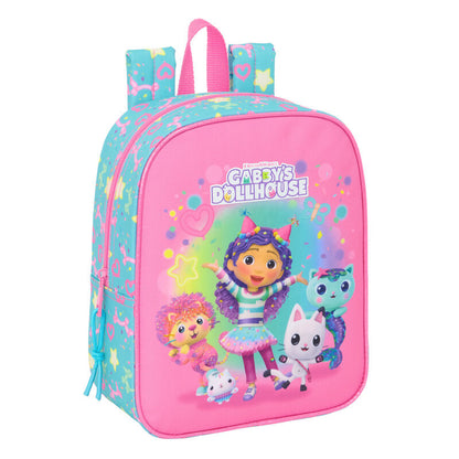 gabby's dollhouse confetti backpack 27cm adaptable