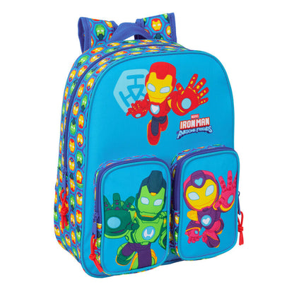 iron man marvel backpack 34cm adaptable
