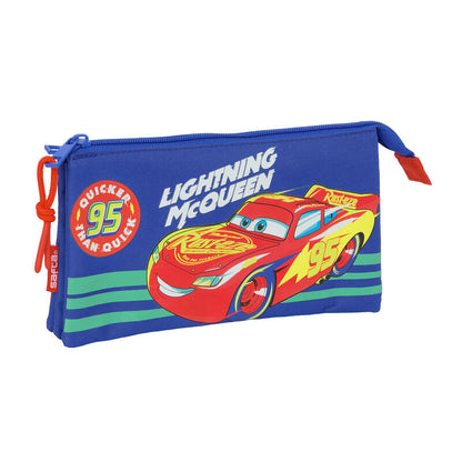 cars disney pixar triple pencil case