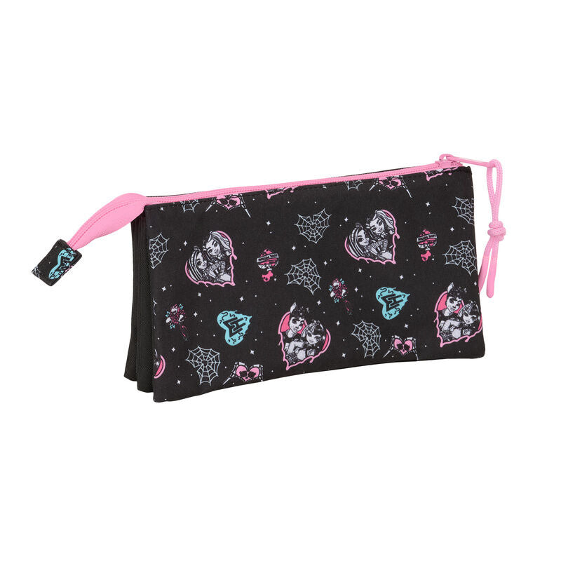 Monster High triple pencil case