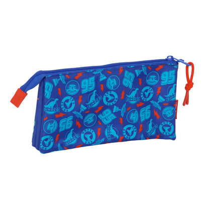 Estuche triple para lápices de Cars Disney Pixar